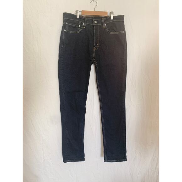 Levi's 511 Dark Wash Denim Jeans Men's Size 34x34 - Picture 1 of 3